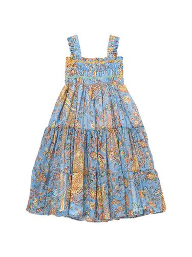 Vestido De Muselina De Algodón Estampado - ETRO - Modalova