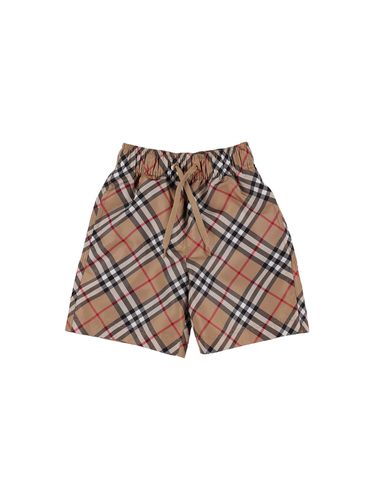 Badeshorts Aus Nylon Mit Logodruck - BURBERRY - Modalova