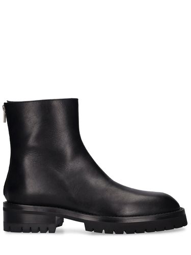 Drees Leather Ankle Boots - ANN DEMEULEMEESTER - Modalova