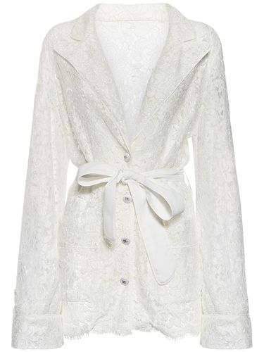 Chaqueta De Encaje - DOLCE & GABBANA - Modalova