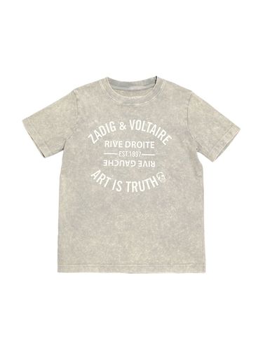 T-shirt Aus Bio-baumwolle Mit Druck - ZADIG&VOLTAIRE - Modalova