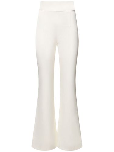 Satin Sculpted Straight Leg Pants - GALVAN - Modalova