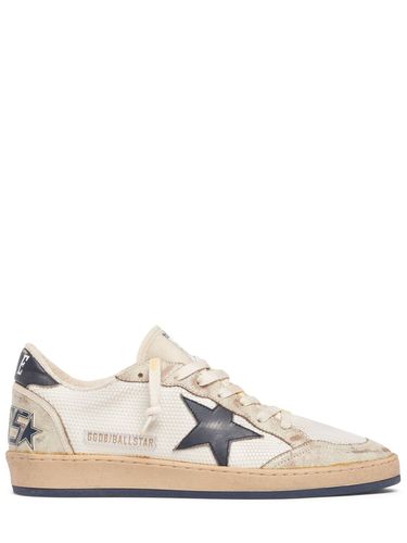 Sneakers Aus Mesh Und Leder "ballstar" - GOLDEN GOOSE - Modalova