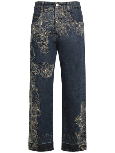 Irina Embroidered Denim Jeans - ISABEL MARANT - Modalova