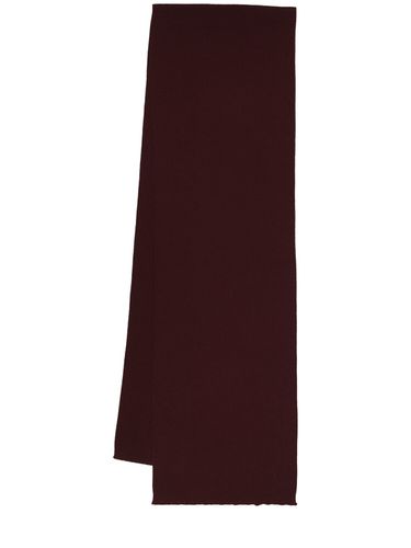 Niki Ribbed Cashmere Scarf - ANNAGRETA - Modalova