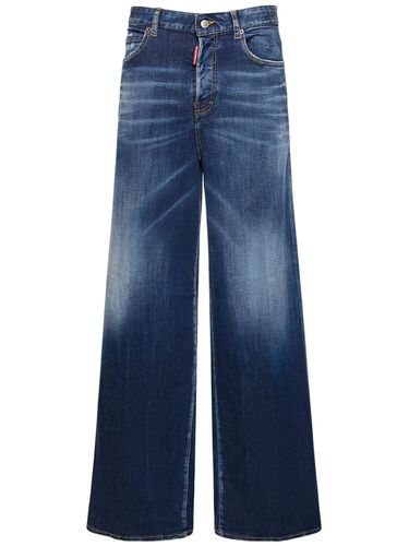 Jeans Anchos De Denim - DSQUARED2 - Modalova