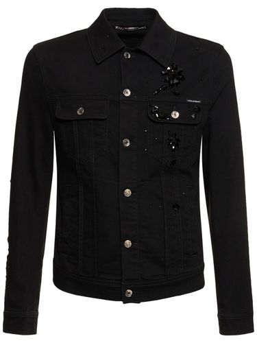 Chaqueta De Denim Stretch - DOLCE & GABBANA - Modalova