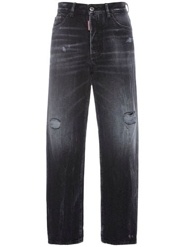 Jeans Cropped De Talle Alto - DSQUARED2 - Modalova