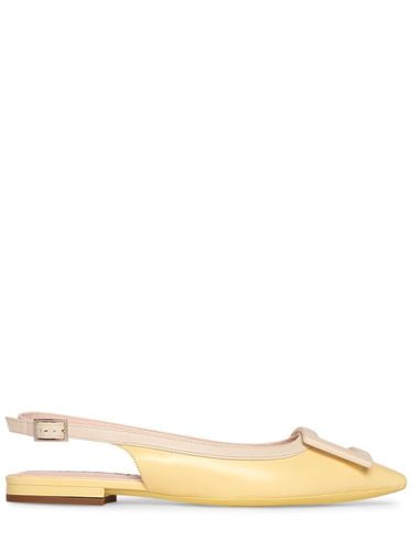 Mm Gommettine Leather Slingback Flats - ROGER VIVIER - Modalova