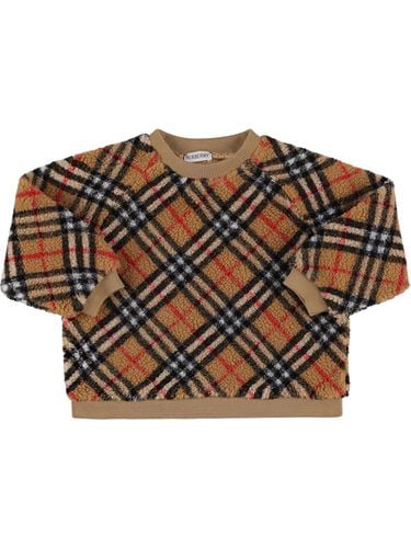 Sudadera De Acrílico A Cuadros - BURBERRY - Modalova