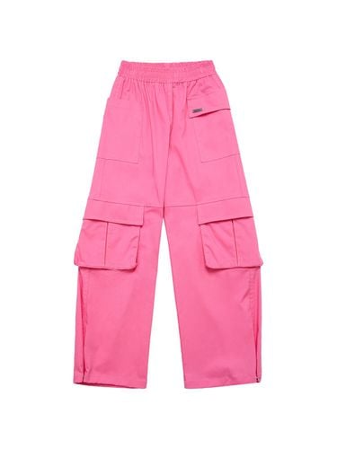 Pantalones Cargo De Algodón - MONNALISA - Modalova