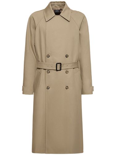 Trench In Cotone E Lana - A.P.C. - Modalova