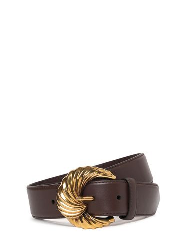 Paisley Buckle Leather Belt - ETRO - Modalova