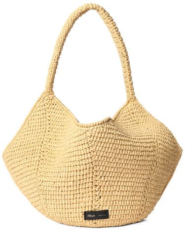 Medium Lotus Raffia Effect Shoulder Bag - KHAITE - Modalova