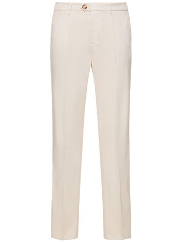 Pantalones De Gabardina - BRUNELLO CUCINELLI - Modalova