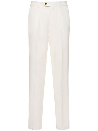 Linen Pleated Pants - BRUNELLO CUCINELLI - Modalova