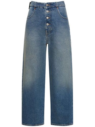 Jeans Rihanna De Denim De Algodón Con Cintura Alta - MM6 MAISON MARGIELA - Modalova