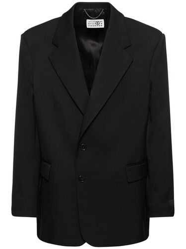 Blazer De Lana - MM6 MAISON MARGIELA - Modalova