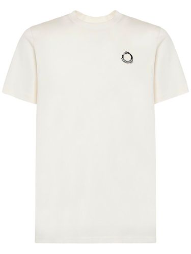 Cny Logo Cotton T-shirt - MONCLER - Modalova