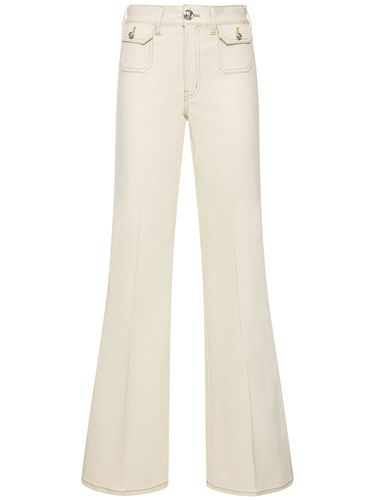 Weite Jeans Aus Baumwolle Mit Hohem Bund - GIAMBATTISTA VALLI - Modalova