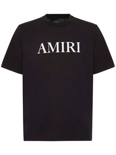 T-shirt Aus Baumwolle Mit Logo - AMIRI - Modalova