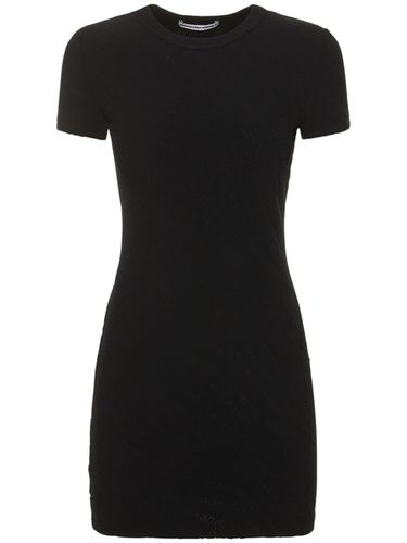 Crewneck Short Sleeve Mini Dress - ALEXANDER WANG - Modalova