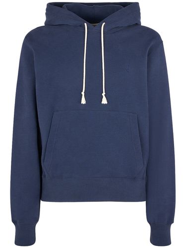 Cassandre Cotton Hoodie - SAINT LAURENT - Modalova