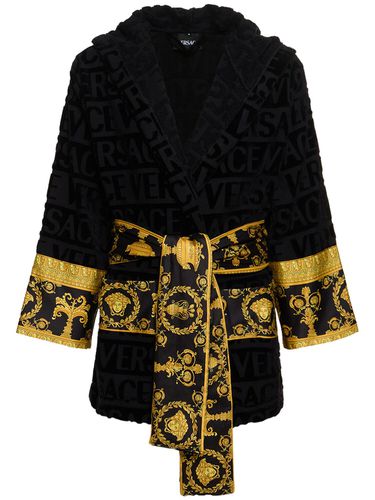 Accappatoio Barocco & Robe In Cotone - VERSACE - Modalova