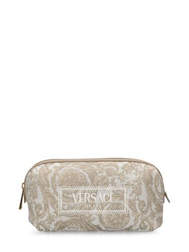 Neceser Con Logo Jacquard - VERSACE - Modalova