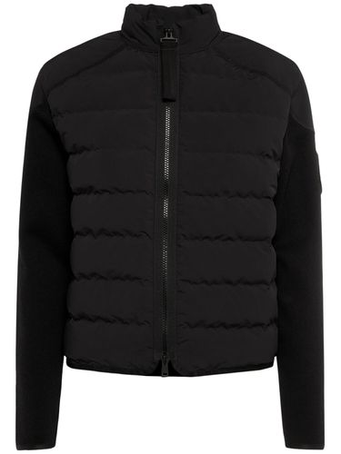 Cardigan Imbottito In Cotone Con Zip - MONCLER - Modalova