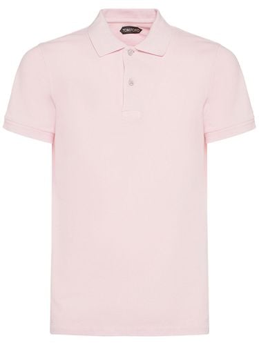 Polo De Algodón Piqué - TOM FORD - Modalova