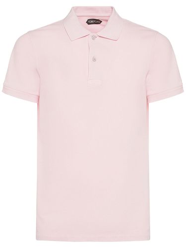 Tennis Cotton Piquet Polo - TOM FORD - Modalova