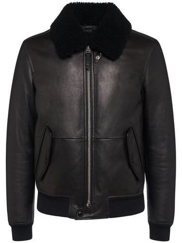 Bomberjacke Aus Narbleder - TOM FORD - Modalova