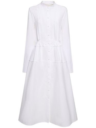 Heavy Cotton Poplin Midi Shirt Dress - JIL SANDER - Modalova