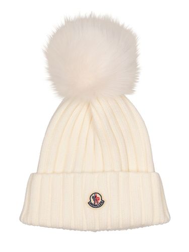 Logo Tricot Wool Beanie - MONCLER - Modalova