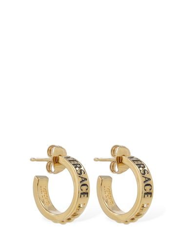 Pendientes Con Logo - VERSACE - Modalova