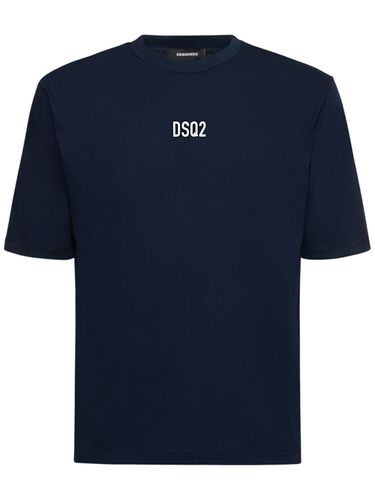 Camiseta De Algodón Estampada - DSQUARED2 - Modalova