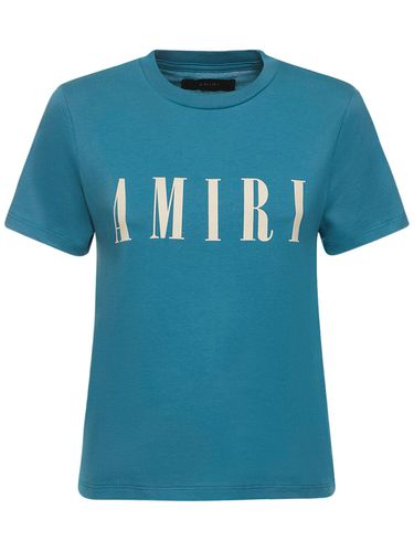 Logo Printed Cotton Jersey T-shirt - AMIRI - Modalova