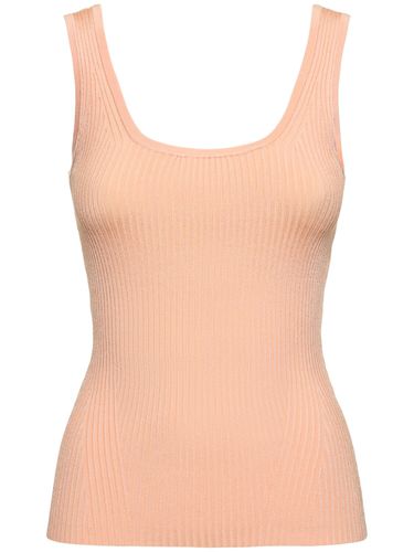 Scoop Neck Jersey Tank Top - ZIMMERMANN - Modalova