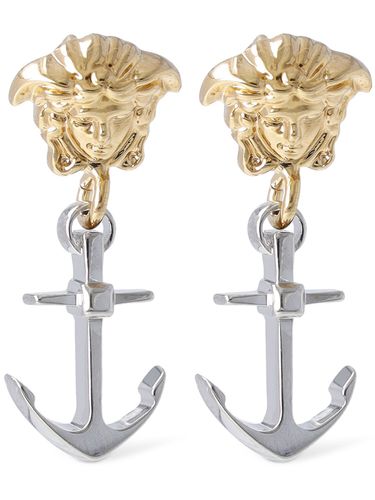 Pendientes Con Logo - VERSACE - Modalova