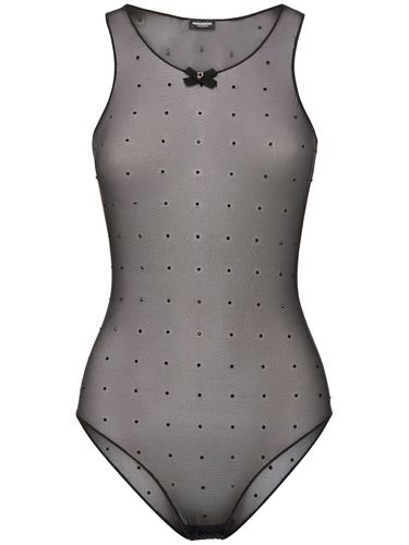 Body In Mesh Con Cristalli - DSQUARED2 - Modalova