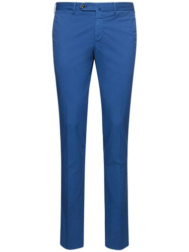 Pantaloni In Gabardina Stretch - PT TORINO - Modalova