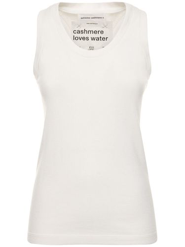 Cotton & Cashmere Tank Top - EXTREME CASHMERE - Modalova