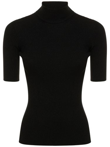 Top De Viscosa Lúrex Con Manga Corta - MAX MARA - Modalova