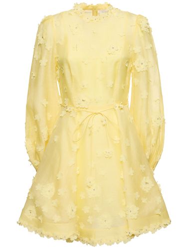 Matchmaker Lift Off Linen Mini Dress - ZIMMERMANN - Modalova