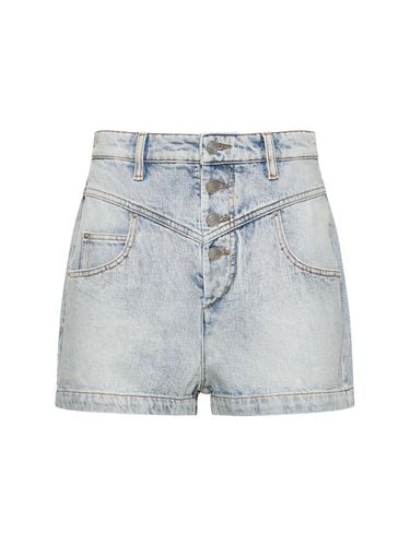 Jovany High Waist Cotton Shorts - MARANT ETOILE - Modalova