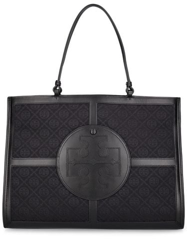 Bolso Tote T Monogram Quadrant - TORY BURCH - Modalova