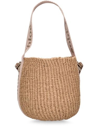 Beuteltasche Aus Raffia „woody“ - CHLOÉ - Modalova