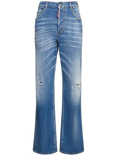 Jeans Anchos De Denim - DSQUARED2 - Modalova