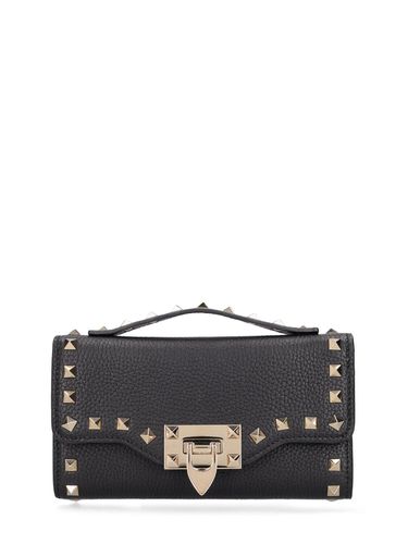 Bolso De Hombro Rockstud De Piel De Grano - VALENTINO GARAVANI - Modalova